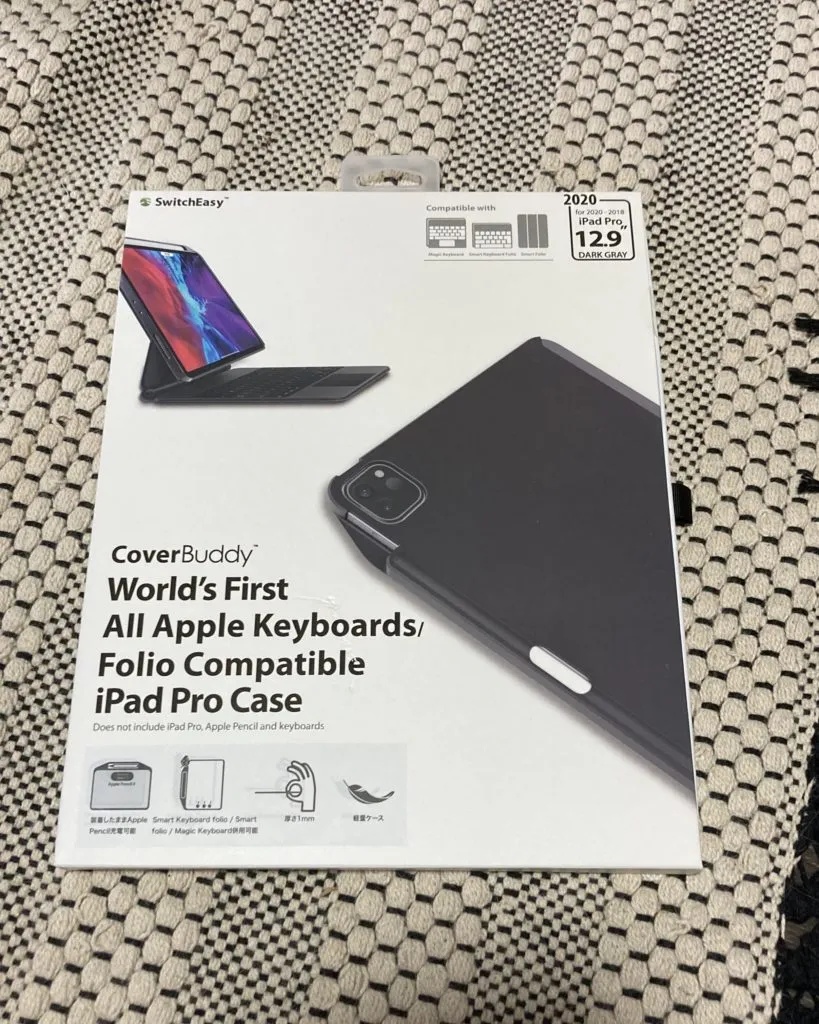  iPad Pro背面保護ケース「Switch Easy」の外箱