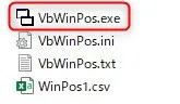 Windowsのウィンドウ位置記憶フリーソフト、VbWinPosのダウンロード方法